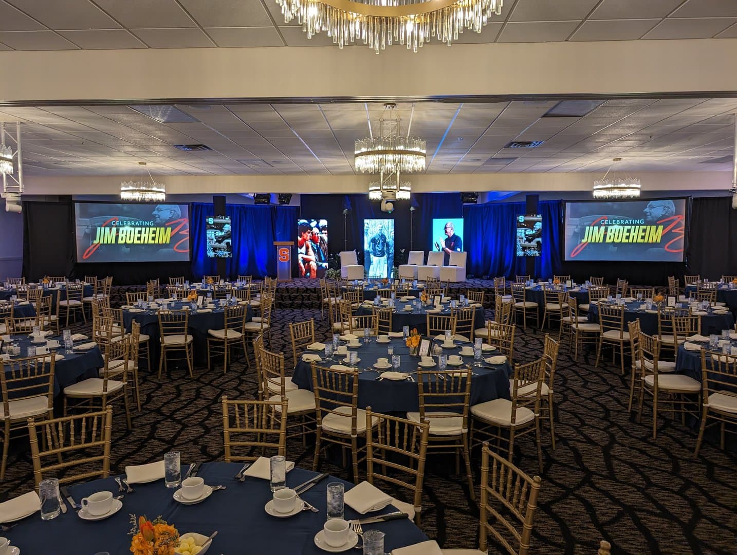 Drumlins Country Club event production, additional view
