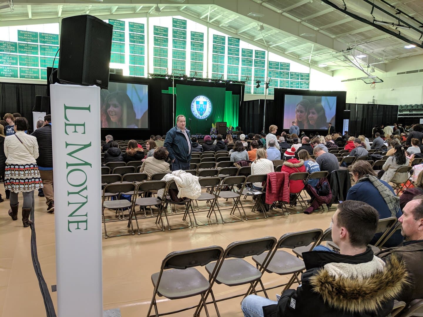 Le Moyne College event production, additional view