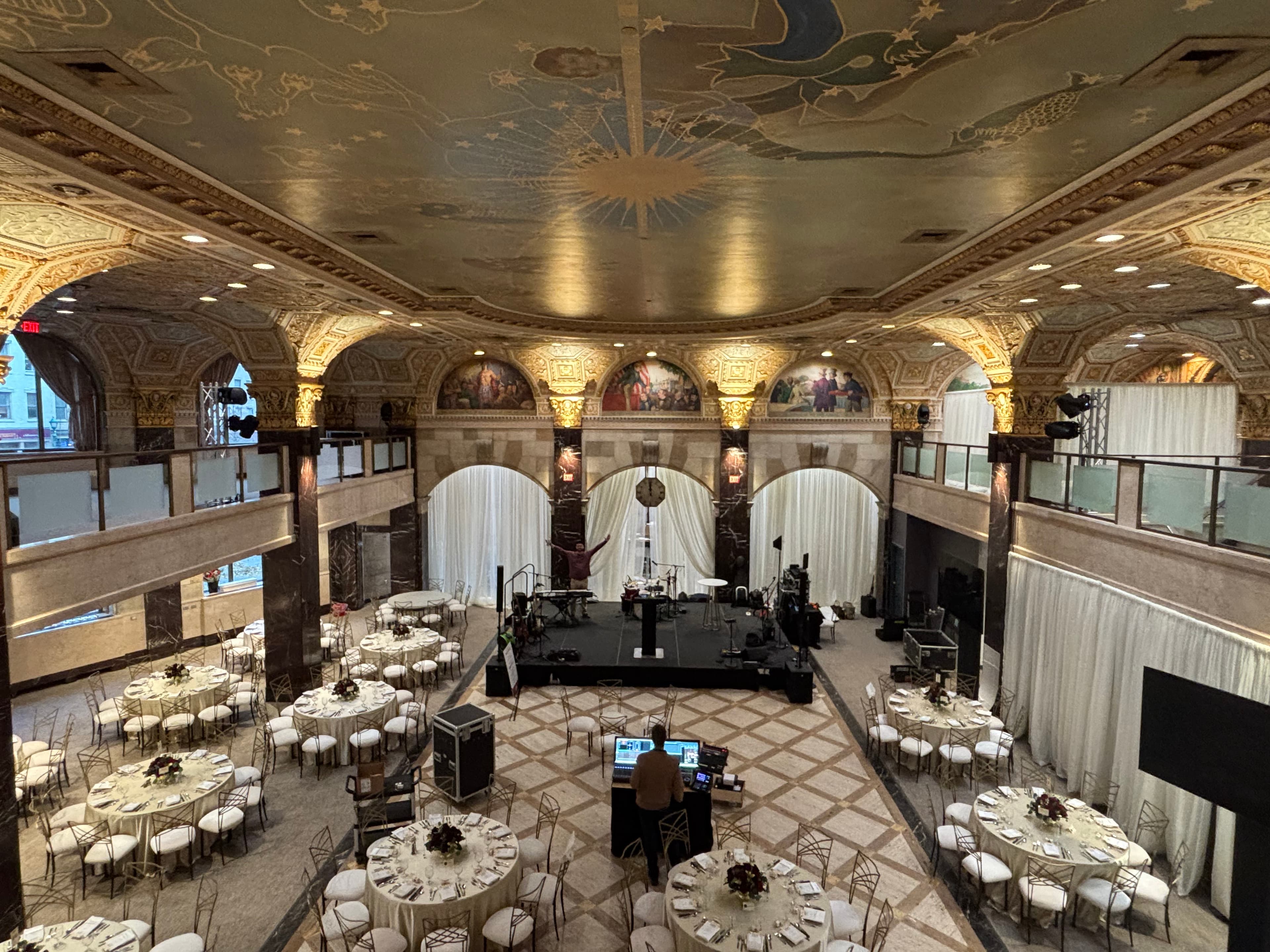 Palladian Hall event production, additional view