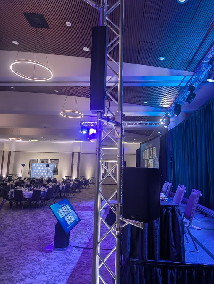 Confidence Monitors support in Syracuse and Central New York — Presenter-facing screens for notes, slides, and timers.
