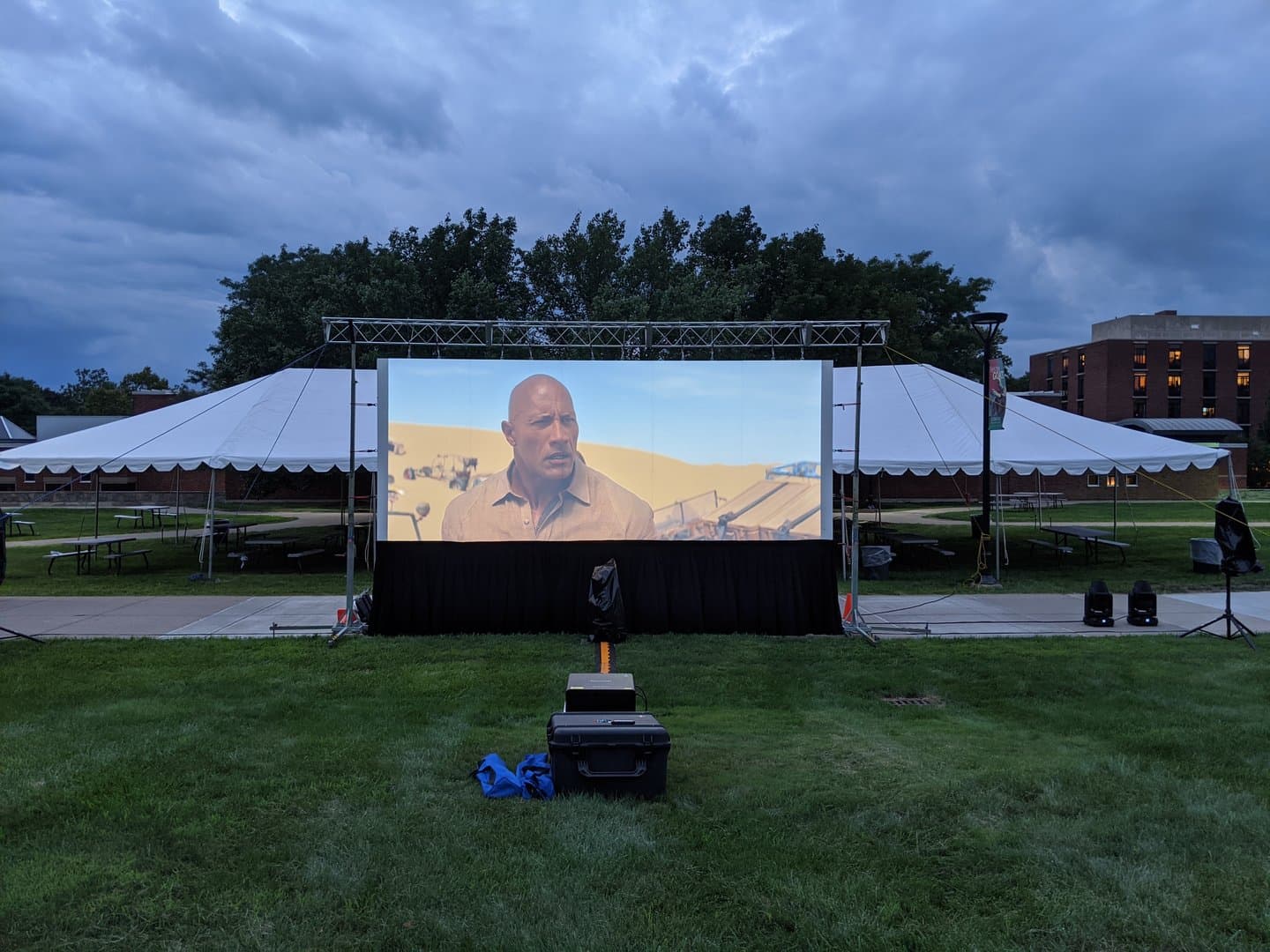 Screen Projection support in Syracuse and Central New York — Projection matched to the room and light level.